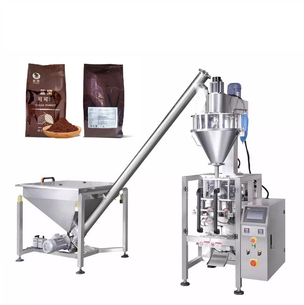 VFFS-machine 1kg 2kg Zak Koffie Coco Poeder Verpakkingsmachine Zakje Poederweging Vullen Verpakkingsmachine