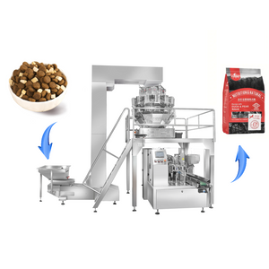 Combinatieweger Granulaire stazakzak Cat Dog Food-verpakkingsmachine 